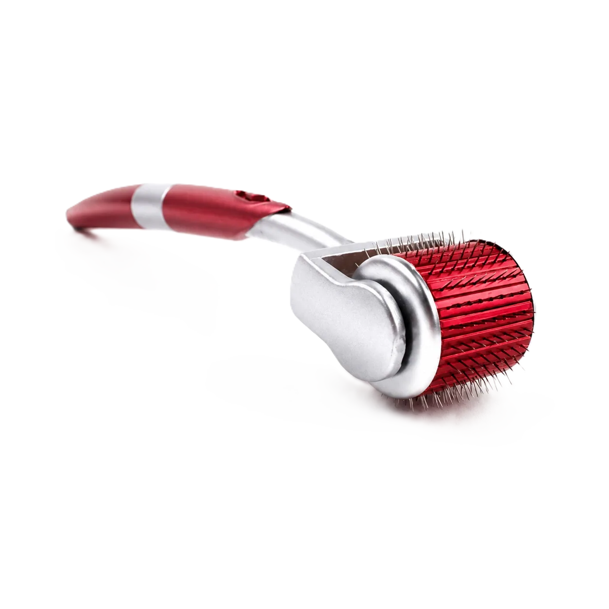 Titanium microneedle roller angled product view